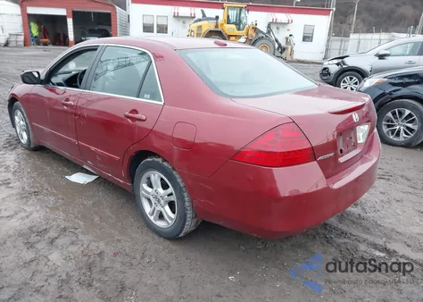 2007 Honda Accord 2.4 Ex из США, поврежденный, VIN 1HGCM56887A006128